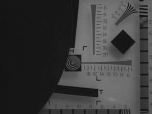 Silicon wafer imaged by visible light camera